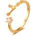 Subeline 12 Constellation Adjustable Ring - Horoscope Collection Birthstone Gift for Women & Teen Girls - Buy Online on GoSupps.com