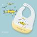 Shop Rospretty Silicone Baby Feeding Bibs - Pack of 3 Adjustable Waterproof & Safe for Boys & Girls - Buy Online on GoSupps.com