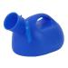 2000ML Male Urinal Portable Mens Potty Pee Bottle Collector Travel Toilet- Caliber 2.4in(Blue) Happy