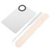 5 Sets Liquid Foundation Palette & Stainless Steel Spatula - Premium Makeup Mixing Tools for Flawless Application - Buy Online on GoSupps.com