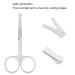 Professional Nose Hair Scissors - Stainless Steel Round Safety Tip Grooming Scissors for Men | Moustache Beard Eyebrow Trimmer - Buy Online on GoSupps.com
