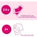 Veet Easy Gel Cold Wax Strips for Normal Skin - 20 Double Strips for 40 Applications - Up to 28 Days of Smooth Skin - Minimal Ingredients - Ideal for Face - Buy Online on GoSupps.com