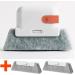 Ficher Grey-Window Cleaning Brush Windowsill Groove Deadend Cabinet Crevice Brush with Replace Head Household Cleaning Tools Durable Easy Install Easy to Use - Buy Online on GoSupps.com