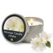 FLOWERLAND Massage Candle - Moisturizing Massage Oil Candle for Couples and Home Spa - Luxurious & Hydrating Skin Care Body Massage Oils - Natural Vegan - Jasmine (200ml)