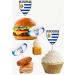 Uruguay Flag Rugby Ball Food & Cupcake Picks Toppers Party Decorations (14 Pack) - Buy Online on GoSupps.com