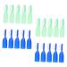 Dressoos 20 STK prison toothbrush prison handwear prison finger toothbrush training toothbrush prison toothbrush prison toothbrush mini toothbrush short grip