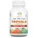 Organic Aura Premium Original Triphala Capsules. 120 Veg HPMC Capsules 1500mg per Serving. Made with Nutritious Triphala. Natural Digestion and Colon Cleanse Support. 100% All Natural.