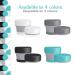 PurePail Go Portable Diaper Pail Aqua - Odor Control, No Fragrance, Collapsible for On-The-Go, Compact - Buy Online on GoSupps.com