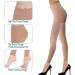 Medical Compression Tights for Varicose Veins & Edema - 20-30 mmHg Footless Opaque Gradient Compression Stockings - Beige Large - Shop Internationally - Buy Online on GoSupps.com