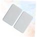 Amosfun 2pcs Diatomite Soap Pad Silicone Soap Holder Soap Dishes for Bathroom Soap Silicone Pad Soap Holder for Shower Rectangle Grey 13*8cm - Buy Online on GoSupps.com