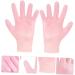 Housoutil 1 Pair Beauty Protective Glove Tropical Headdress Exfoliating Hand Gloves Dry Rough Hand Moisturizing Skin Hand Gloves Led Eyebrow Clip Sebs Cosmetic Dry Skin Miss Pink - Buy Online on GoSupps.com