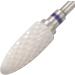 FYOBOT White Ceramic Flame Bit for Hard Gel & Acrylic Nail Art Electric Manicure Drill BT005-M - Buy Online on GoSupps.com