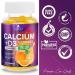 Sugar Free Calcium Gummy with Vitamin D3 for Immune & Bone Health - 120 Non-GMO Orange Flavor Gummies - Buy Online on GoSupps.com