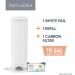 Diaper Genie Platinum Diaper Pail White - Made in Durable Stainless Steel and Includes 1 Easy Roll Refill with 18 bags - Buy Online on GoSupps.com