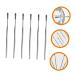 FRCOLOR 6pc Stainless Steel Ear Pick Set - Earwax Cleaning Tool Kit for Ear Wax Removal - Buy Online on GoSupps.com