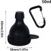 Entonnoir En Poudre De Prot ines - 50 Ml De Compl teur De Suppl ment De Fitness Portable Avec Carabiner | Hydratant Can Pour Voyager Gymnase Travail Camping Et Ext rieur - Buy Online on GoSupps.com