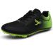 muchflash Track and Field Shoes - Professional Athletic Racing Shoes for Men and Women - Black-Green - Buy Online on GoSupps.com