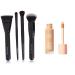 e.l.f. Complexion Perfection Brush Kit Makeup Brushes For Concealer & Foundation & Halo Glow Liquid Filter Complexion Booster For A Glowing Soft-Focus Look