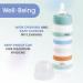 Chicco Baby Bottle Well-Being 330ml | Fast Flow Silicone 4M+ - Orange | International Shipping Available - Buy Online on GoSupps.com