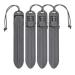 ACEXIER Tactical Molle Stick Quick Release PALS Webbing Fasten Clip Strap Acetal Polymer 5.75 Inch Hunting Accessories Black-4PCS