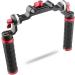 CAMVATE Rubber Handle Grip Shoulder Mount Rig for DSLR - Red (M6 Thread 31.8mm) | 1472 - Buy Online on GoSupps.com