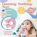 Liname Baby Glove Teething Feasts - BPA Free Washable & Durable - Includes Bonus Teething Ring - Pink - Buy Online on GoSupps.com
