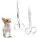 Beaupretty 4-Piece Fabric Scissors Set - Animal Hair Cutting Scissors for Pet Grooming | Round Head & Curved Design - Buy Online on GoSupps.com