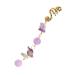 Purple Hair Dreadlocks Pendant Set - 5pcs Alloy Spring Hair Accessories for Unique Styles | International Shipping Available - Buy Online on GoSupps.com