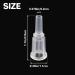20PCS Syringe Tip Adapter Converter - Plastic Dispenser Coupler for Easy Flow Transfer - Buy Online on GoSupps.com