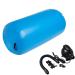 Minetom Air Roll 100cm Inflatable Air Rolls Yoga Roll Gym Air Barrel Exercise Column with Pump Blue 100x75