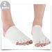 FRCOLOR 2 Pairs Five Toe Half Socks Toeless Socks Heel Moisturizing Socks Toe Separators Socks for Toes Moisturising Socks Moisturizing Half Toe Socks Gelt Feet White Cotton Heel Socks 13.5x8.5cm White - Buy Online on GoSupps.com