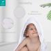 Urban Kanga Hooded Baby Towel | Double-Sided Oeko-Tex Cotton Muslin | Grey Kanga Premium International Shipping - Buy Online on GoSupps.com