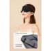 Lightweight Breathable 3D Eye Mask - Light Blocking Sleeping Mask with Flexible Strap for Travel & Rest (Gray - Buy Online on GoSupps.com