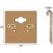 Kraft Paper Color Clamshell Hanging Brown Paper Earrings Display Card 2 x 2 inches - Buy Online on GoSupps.com