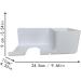 Hair Dryer Organizer | Adhesive Hair Dryer Hanger Blow Dryer Holder | Mark Hair Styling Care Tool Organizer with 3 Compartment and Plug Hook for Wall Second Generation Hair Dryer Rack White - Buy Online on GoSupps.com