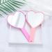 TBWHL Heart-Shaped Handheld Mirror - Portable Cosmetic Mirror with Handle in Pink - Buy Online on GoSupps.com