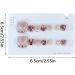 SUYARE Artificial Toenail Glitter Artificial Toenail Glossy Fake Toe Nails Sparkling Cat's Eye Toenail Manicure Art for Women Girls for Summer - Buy Online on GoSupps.com