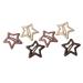 6pcs Multicolor Metal Snap Hair Clips - Matte Elegant Hair Barrettes for Anniversary & Casual Leisure | Star Design Hair Accessories - Buy Online on GoSupps.com