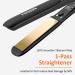 Faszin Ionic Titanium Hair Straightener: 20S Fast Heat Up, Clear LCD Display, 2-in-1 Styling Tool for Smooth & Shiny Results - Black - Buy Online on GoSupps.com