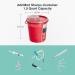 AdirMed 1.5 Quart Sharps Disposal Container - Biohazard Syringe Disposal for Home, Clinic, Office, Barber - Flip-Open Lid - Buy Online on GoSupps.com