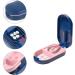 MINAYANLEO Small Pill Cutter - Portable 2-in-1 Tablet Dispenser and Splitter for Vitamin Medicine - Cut Small and Large Pills with Ease - Buy Online on GoSupps.com