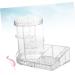 Angoily Acrylic Brush Holder Acrylic Makeup Rack Storage Box To Rotate Display Stand Cosmetic - Buy Online on GoSupps.com