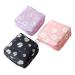 GSHLLO 3 pieces women bands Storable menstrual pad bag zip tampon pocket feminine product pocket menstrual cup first period kit bag for girls