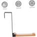 Door Hook Wall Hanger Hooks Door Towel Hook Hat Hook Cement Clothes Hook Lotus Tree Multifunction 17.5X16CM Black - Buy Online on GoSupps.com