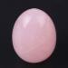 Rosenquarz Yoni Ei - Natural Rose Quartz Cone Exercise Stone for Postpartum Massage | Premium Quality & Exquisite Finish - Buy Online on GoSupps.com