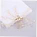 Ipetboom Bridal Headpiece Women Hairpin Bridal Wedding Tiara Wedding Hair Comb Crystal Headpiece Wedding Headpiece Bride Hair Accessories Pearl Bridal Tiara - Buy Online on GoSupps.com