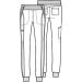 Jogger Scrub Pants for Women 4-Way Stretch with Mid Rise Cargo Pocket Superior Performance and Comfort CK110A Medium Black - Buy Online on GoSupps.com