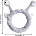 Makeup Headband - Adjustable Makeup Headband Elastic Plush Snail Eyes Headbands For Women | Cartoon Flufy Face Washing Head Hoop Cute Hair Accessories For Spa Exercise Fix Hair/5.9 * 3.93in Gray - Buy Online on GoSupps.com