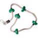 Barcaloo Playground Equipment 6.5 Ft Climbing Rope for Kids - Swing Set or Jungle Gym Playground Accessories  Ninja Knotted Rope Outdoor Playground Equipment