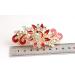 NYKKOLA Women's Multilayered Peacock Rhinestone French Barrette Hair Clip in Red - Buy Online on GoSupps.com